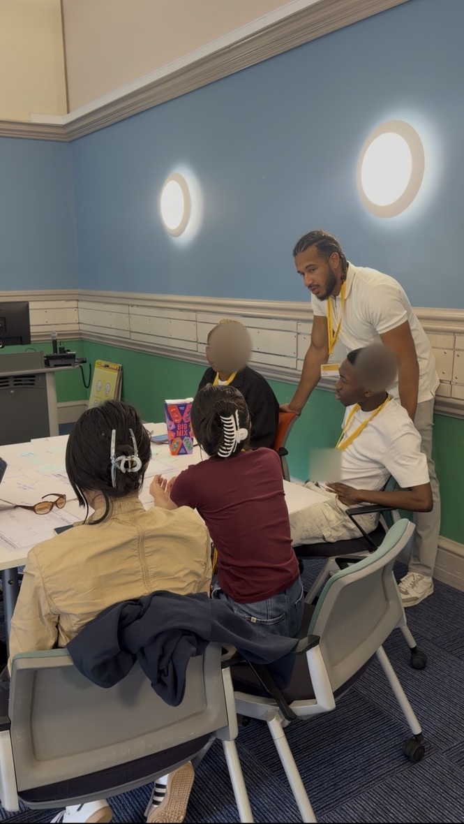 Devon mentoring an Ignite Young Minds programme team